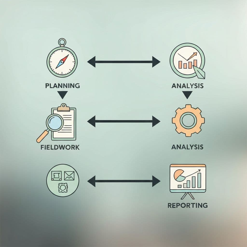 Audit methodology flowchart