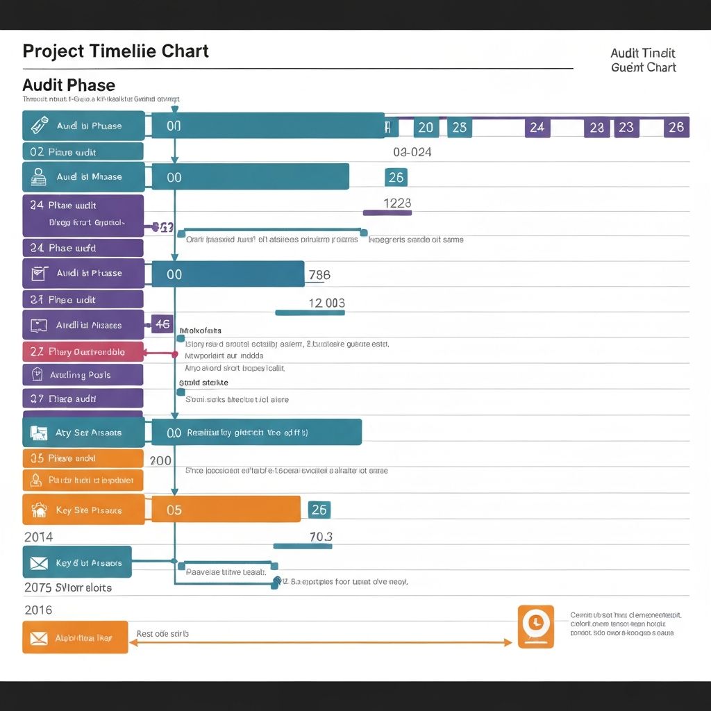 Audit timeline gantt chart